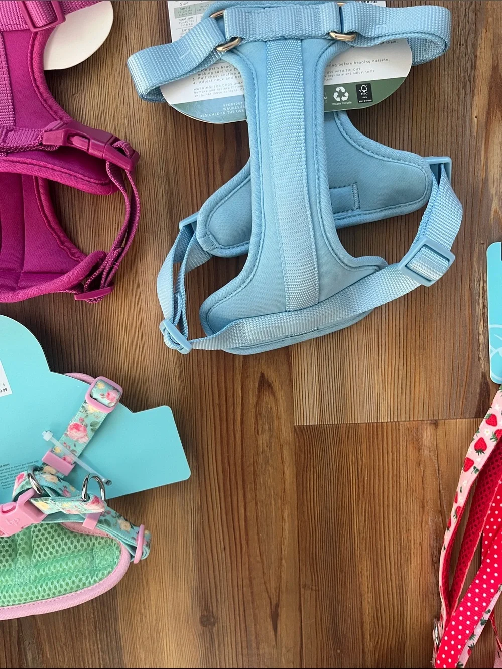 Small dog harness bundle